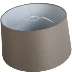Taupe Leinen Lampenschirm 45 cm