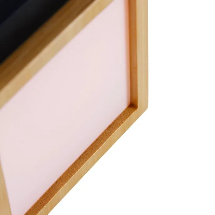 Tischleuchte aus Bambus mit Flammeneffekt inkl. LED IP44 Solar Wiederaufladbar - Vega