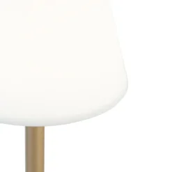 Tischleuchte aus Messing inkl. LED wiederaufladbar mit Touchdimmer - Renata