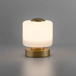 Tischleuchte aus Messing inkl. LED 3-stufig dimmbar mit Touch - Mirko