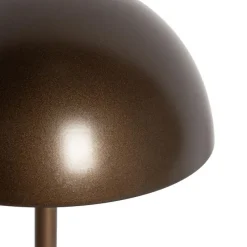 Tischleuchte für den Außenbereich Pilzform Dunkelbronze Wiederaufladbar - Keira