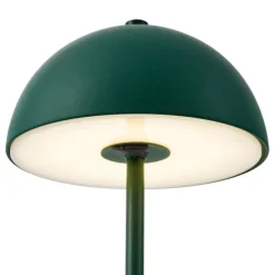 Tischleuchte für den Außenbereich Dunkelgrün inkl. LED 3-Stufen-Dimmbar IP44 Wiederaufladbar - Keira