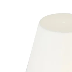 Tischleuchte grau inkl. LED wiederaufladbar mit Touchdimmer - Renata