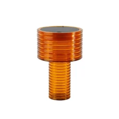 Tischleuchte Orange Kunststoff inkl. LED Solar Wiederaufladbar IP44 - Ambar