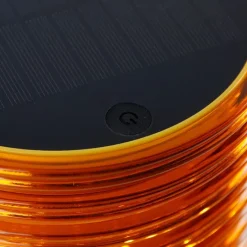 Tischleuchte Orange Kunststoff inkl. LED Solar Wiederaufladbar IP44 - Ambar