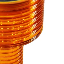 Tischleuchte Orange Kunststoff inkl. LED Solar Wiederaufladbar IP44 - Ambar
