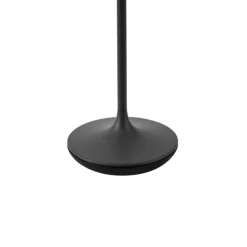 Tischleuchte schwarz inkl. LED IP65 Wiederaufladbar mit Ladestation - Treble