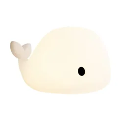 Tischleuchte Weiß 50cm inkl. LED Dimmbar IP54 Wiederaufladbar - Baby Whale