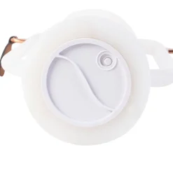 Tischleuchte weiß Flammeneffekt 22 cm - Storm Mini