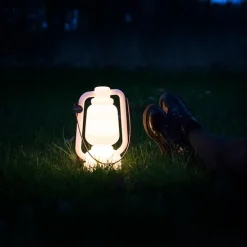 Tischleuchte weiß IP44 inkl. Bluetooth Lautsprecher - Storm Music