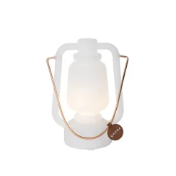 Tischleuchte wiederaufladbar 22 cm IP44 weiß - Storm Mini