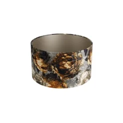 Velours Lampenschirm Blumenmuster 35/35/20