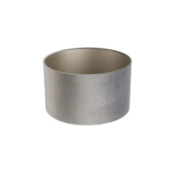 Velours Lampenschirm grau 35/35/20