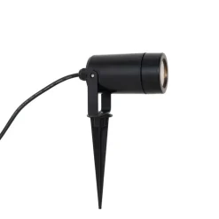 Verstellbarer schwarzer Spike-Strahler IP65 - Solo Eco