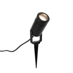 Verstellbarer schwarzer Spike-Strahler IP65 - Solo Eco