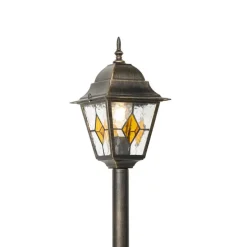 Vintage Außenlaterne antikgold 120 cm - Antigua