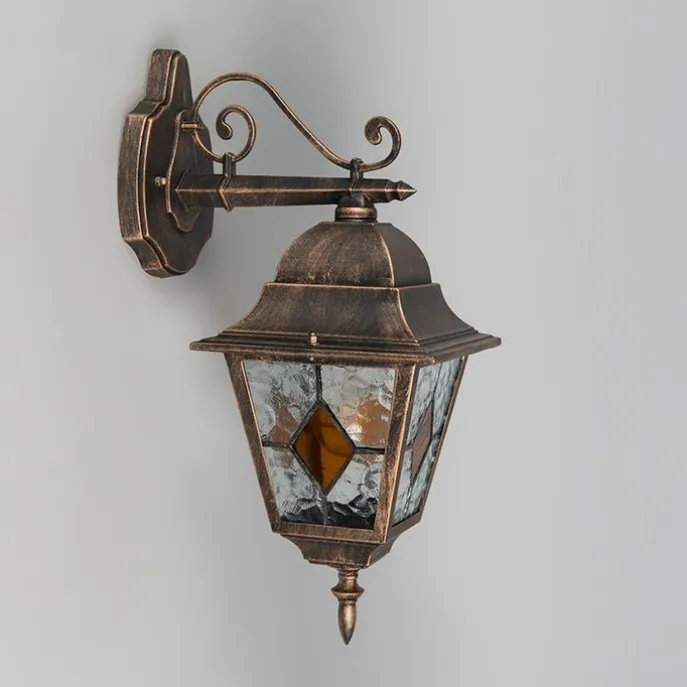 Vintage Außenwandlaterne Bronze - Antigua Down