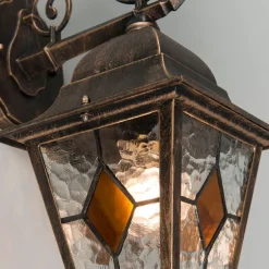 Vintage Außenwandlaterne Bronze - Antigua Down