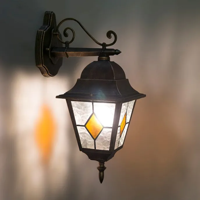 Vintage Außenwandlaterne Bronze - Antigua Down