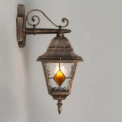 Vintage Außenwandlaterne Bronze - Antigua Down