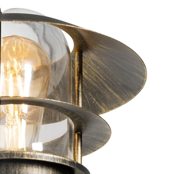 Vintage Außenwandleuchte Antikgold IP44 - Prato