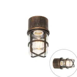 Vintage Außenwandleuchte schwarz IP54 - Kiki