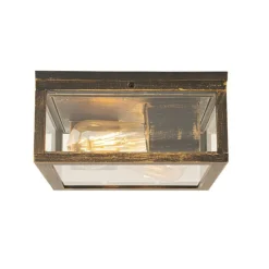 Vintage Deckenleuchte Antikgold IP44 2-flammig - Charlois