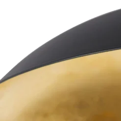 Vintage Deckenleuchte schwarz mit Gold 60 cm - Emilienne Novo