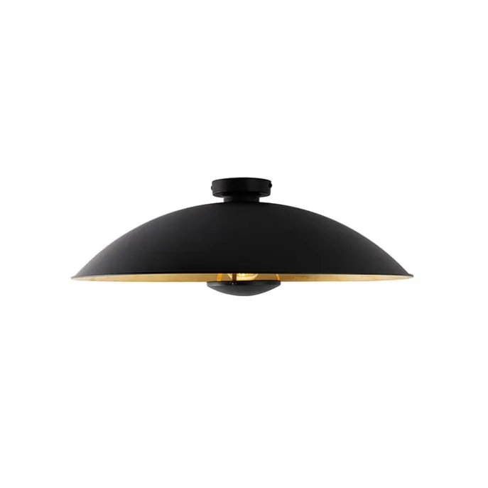 Vintage Deckenleuchte schwarz mit Gold 60 cm - Emilienne Novo