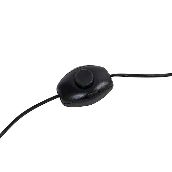 Vintage goldene Stehlampe mit grünem Samtschirm - Botanica