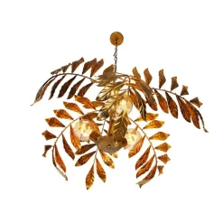 Vintage Hängelampe Antik Gold 60 cm - Linde