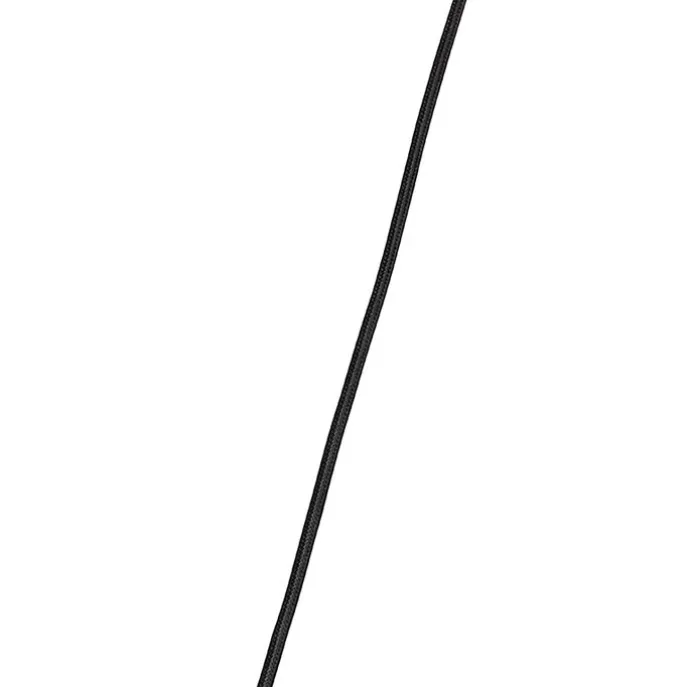 Vintage Hängelampe schwarz mit Messing länglich 3-flammig - Kayleigh