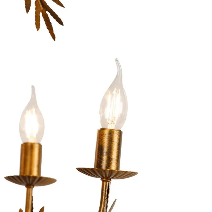 Vintage Kronleuchter Gold 5-Licht - Botanica