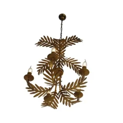 Vintage Kronleuchter Gold 5-Licht - Botanica