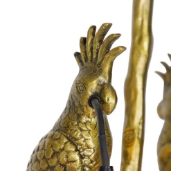 Vintage Messing Deckenlampe 2-flammig - Papegoje