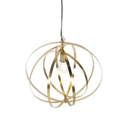 Vintage Messing Drehbare Hängelampe - Rings