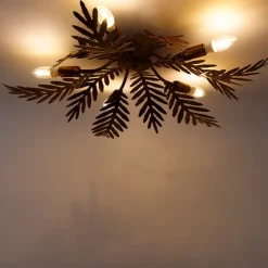 Vintage Smart Deckenleuchte Gold 70 cm inkl. 5 WiFi B35 - Botanica