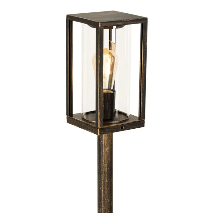 Vintage stehende Außenlampe Antikgold 100 cm IP44 - Charlois