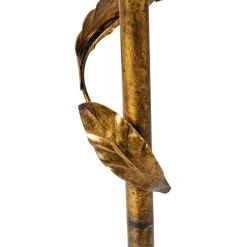 Vintage Stehlampe Antik Gold 29 cm ohne Schirm - Linde