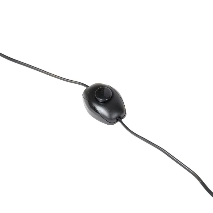 Vintage Stehlampe Antik Gold mit grünem Schirm - Linden