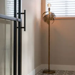 Vintage Stehlampe Gold - Botanica