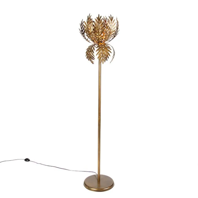 Vintage Stehlampe Gold - Botanica Simplo