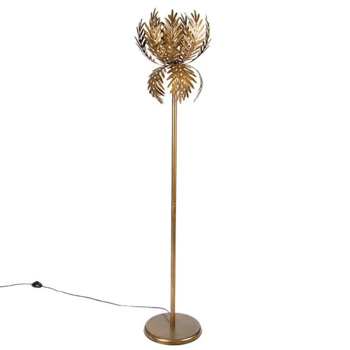 Vintage Stehlampe Gold - Botanica Simplo
