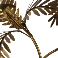 Vintage Stehlampe Gold 2-Licht - Botanica