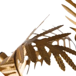 Vintage Stehlampe Gold 2-Licht - Botanica