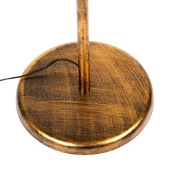 Vintage Stehleuchte gold 2-flammig - Botanica