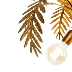 Vintage Stehleuchte gold 2-flammig - Botanica