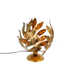 Vintage Tischlampe Antik Gold 30 cm - Linde