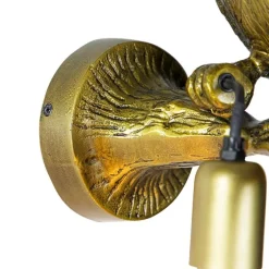 Vintage Wandlampe Messing - Tucan