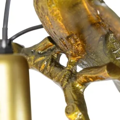 Vintage Wandlampe Messing - Fugl